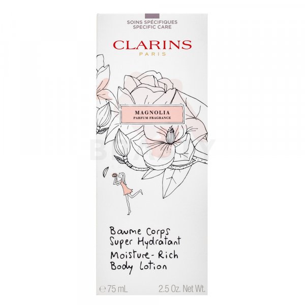 Clarins Moisture-Rich Body Lotion - Magnolia telový krém pre zjednotenú a rozjasnenú pleť 75 ml