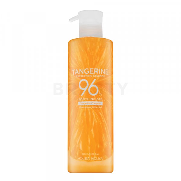 Holika Holika Tangerine 96% Soothing Gel gel limpiador nutritivo para calmar la piel 390 ml