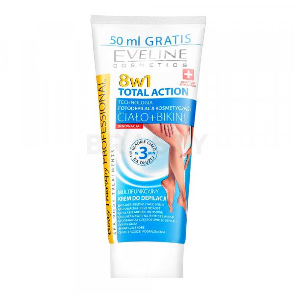 Eveline Body Therapy 8in1 Total Action Multifunctional Depilatory Cream cremă pentru bărbierit pentru toate tipurile de piele 200 ml