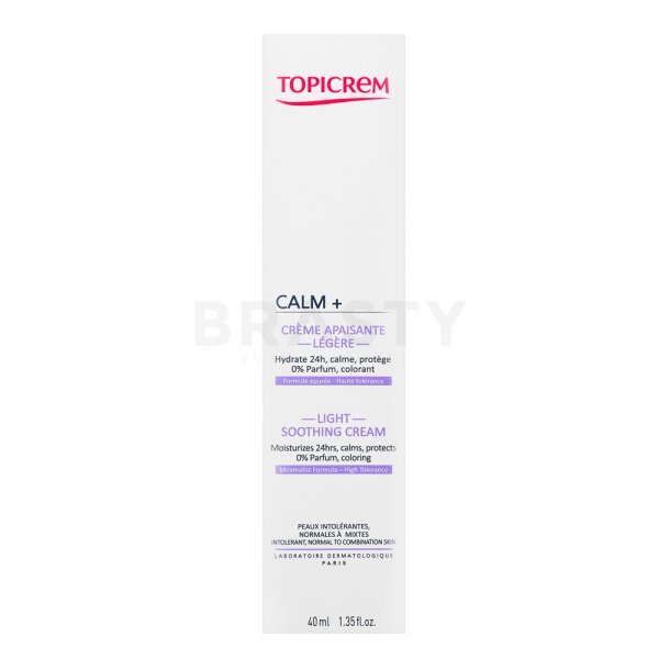 Topicrem Calm+ Light Soothing Cream crema facial con efecto hidratante 40 ml