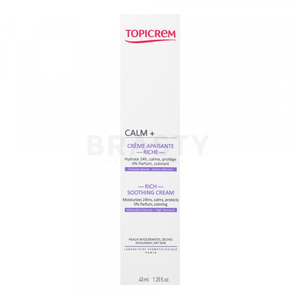Topicrem Calm+ Rich Soothing Cream voedende crème met hydraterend effect 40 ml
