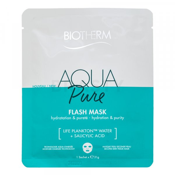 Biotherm Aqua Pure Flash Mask mascarilla limpiadora con efecto hidratante 31 g