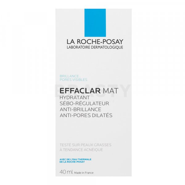 La Roche-Posay Effaclar Mat Sebo-Controlling Moisturizer cremă pentru matifiere pentru piele uleioasă 40 ml