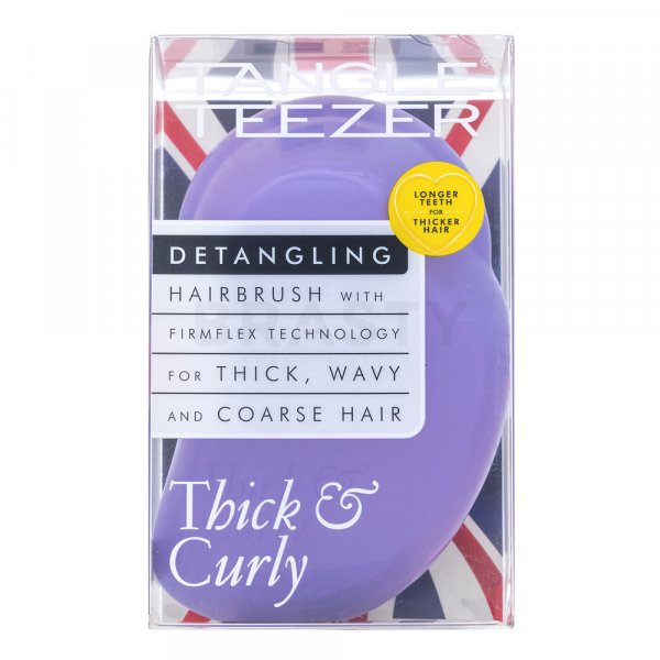 Tangle Teezer Thick & Curly четка за коса за лесно разресване Lilac Fondant