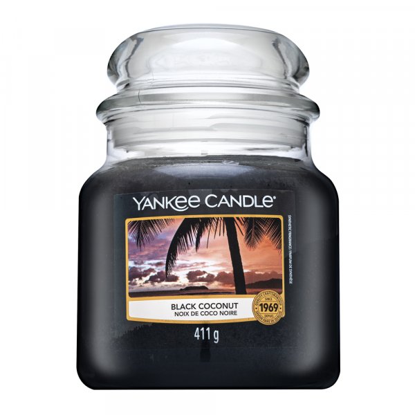 Yankee Candle Black Coconut vonná sviečka 411 g