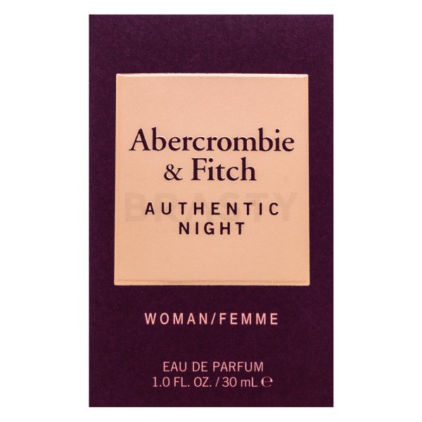 Abercrombie & Fitch Authentic Night Woman woda perfumowana dla kobiet 30 ml