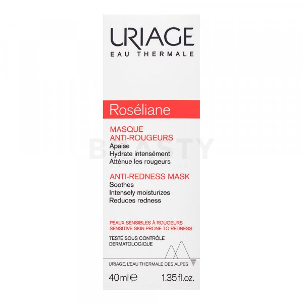 Uriage Roséliane Anti-Redness Mask Mascarilla capilar nutritiva contra el enrojecimiento 40 ml
