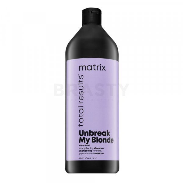 Matrix Total Results Unbreak My Blonde Strengthening Shampoo fortifying shampoo for blond hair 1000 ml
