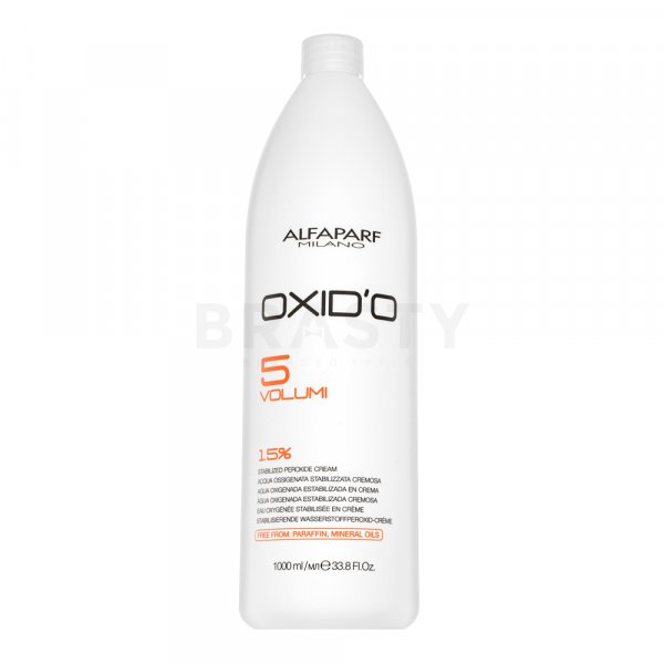 Alfaparf Milano Oxid'o 5 Volumi 1,5% emulsione di sviluppo per tutti i tipi di capelli 1000 ml