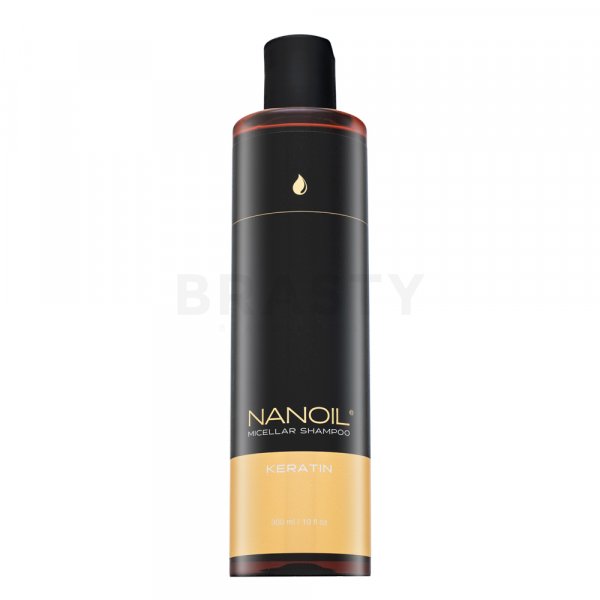 Nanoil Micellar Shampoo Keratin sampon de curatare pentru păr deteriorat 300 ml