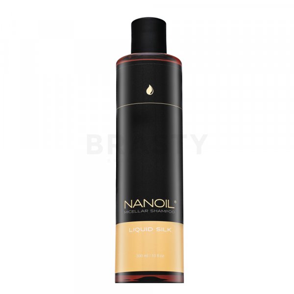 Nanoil Micellar Shampoo Liquid Silk tisztító sampon puha és fényes hajért 300 ml