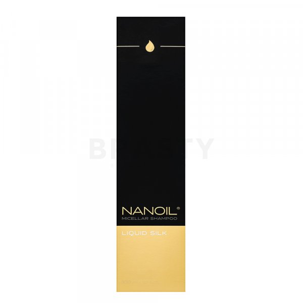 Nanoil Micellar Shampoo Liquid Silk tisztító sampon puha és fényes hajért 300 ml