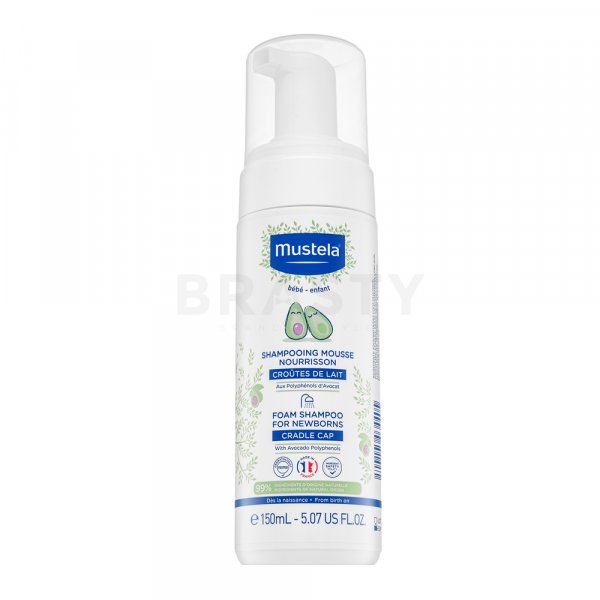 Mustela Foam Shampoo For Newborns подхранващ шампоан за деца 150 ml