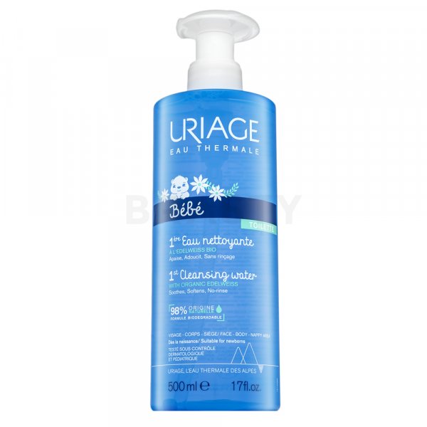 Uriage Bébé cleaning water 1st Cleansing Water with Organic Edelweiss 500 ml