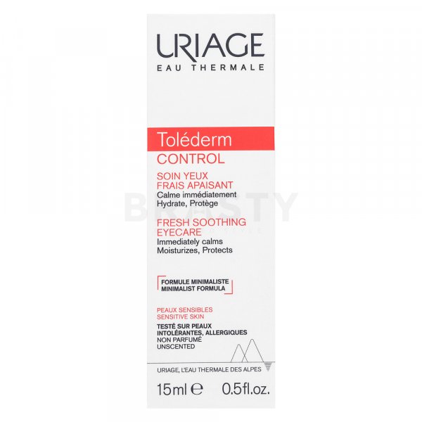 Uriage Toléderm Fresh Soothing Eyecare овлажняващ крем за околоочния контур за успокояване на кожата 15 ml