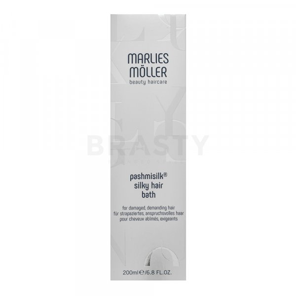 Marlies Möller Pashmisilk Silky Hair Bath fortifying shampoo for smoothness and gloss of hair 200 ml