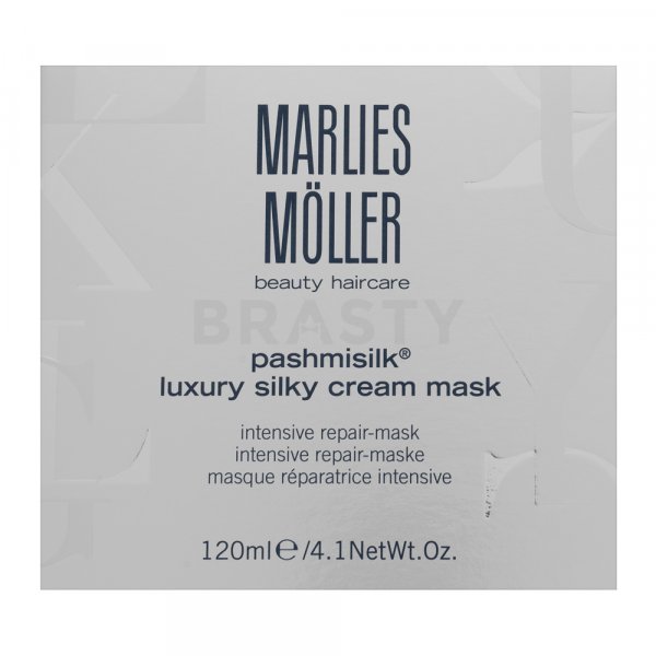 Marlies Möller Pashmisilk Silky Cream Mask Máscara de fortalecimiento Para la suavidad y brillo del cabello 120 ml