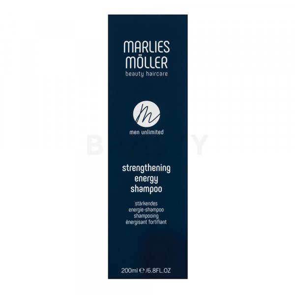 Marlies Möller Men Unlimited Strengthening Energy Shampoo posilující šampon pro řídnoucí vlasy 200 ml