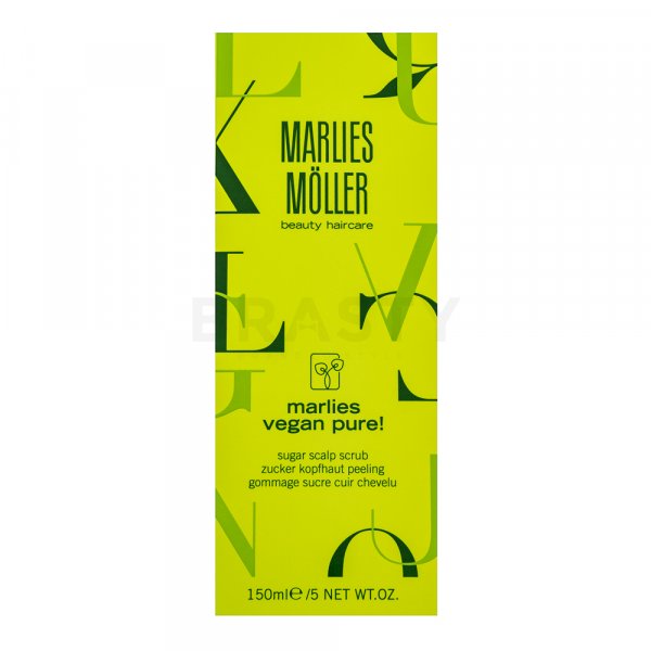 Marlies Möller Marlies Vegan Pure! Sugar Scalp Scrub haj peeling minden hajtípusra 150 ml