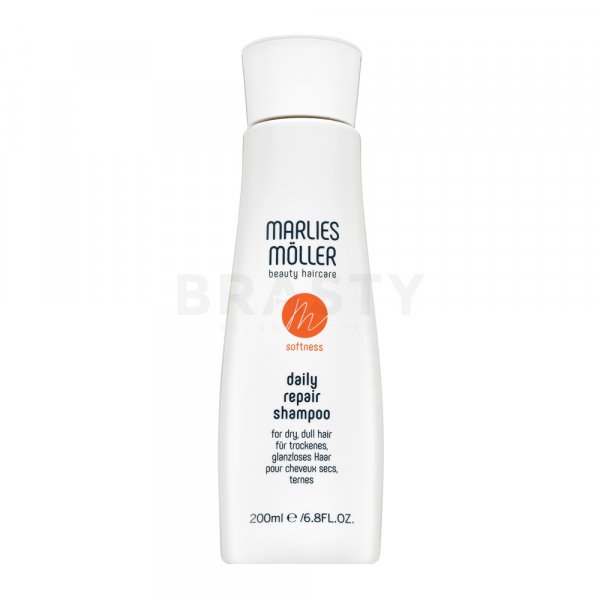 Marlies Möller Softness Daily Repair Shampoo Champú nutritivo Para cabello dañado 200 ml