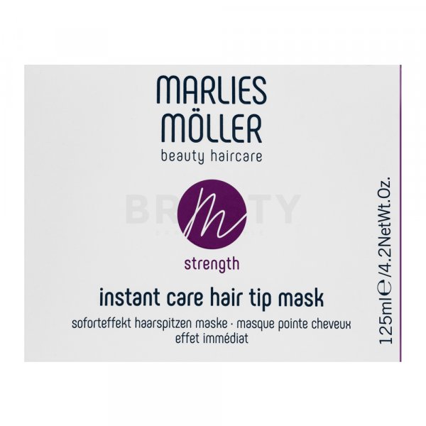 Marlies Möller Strength Instant Care Hair Tip Mask vyživující maska na zacelení roztřepených konečků 125 ml