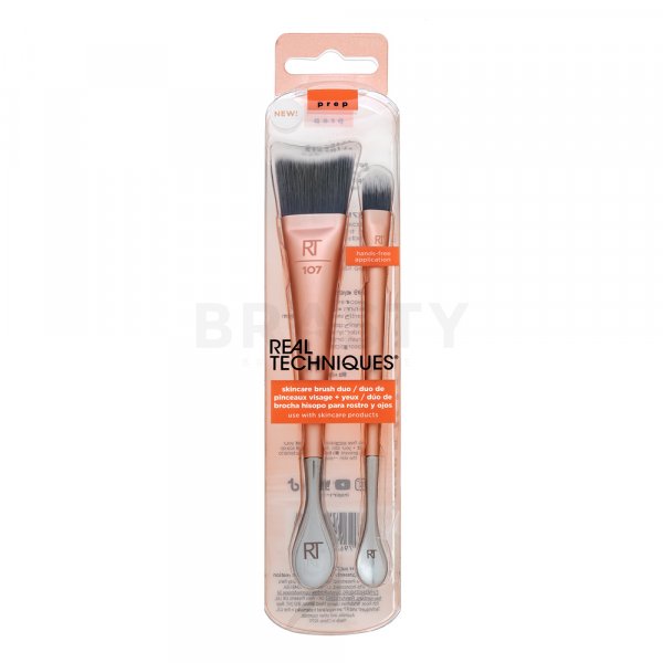 Real Techniques Face + Eye Jar Brush set di pennelli