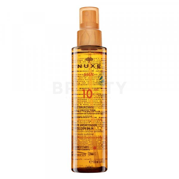 Nuxe Sun Huile Bronzante Visage Et Corps SPF10 spray opaľovací olej na tvár a telo 150 ml