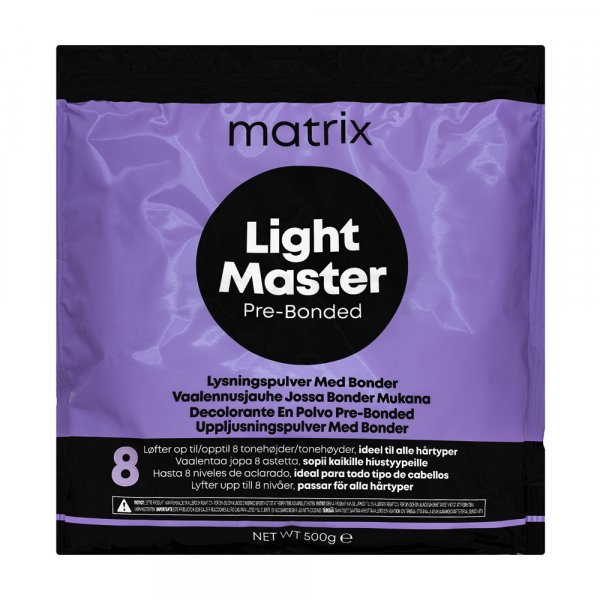 Matrix Light Master Pre-Bonded Powder Lightener Polvo rayado Para aclarar el cabello 500 g
