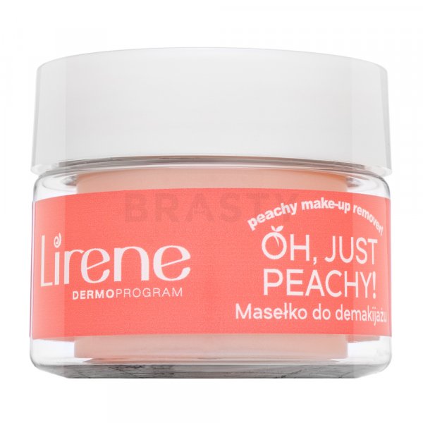Lirene Oh, Just Peachy! Make-up Remover Butter mélyen tápláló vaj a tartós és vízálló smink eltávolításához 45 g