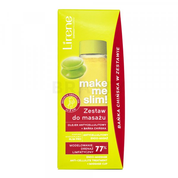 Lirene Make Me Slim! Anti-Cellulite Oil + Massage Cup ulei de masaj slabire anti-celulită 100 ml