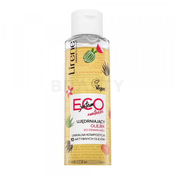 Lirene I Am Eco Waterless Firming Makeup Removal Oil olio detergente per eliminare il make-up resistente e impermeabile 100 ml