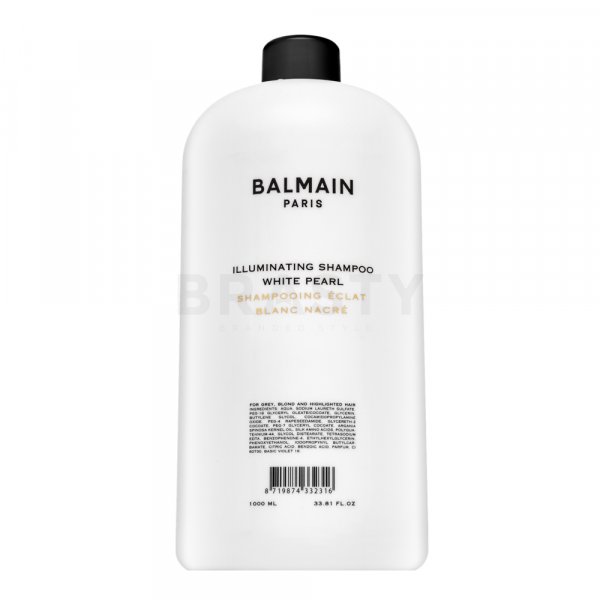 Balmain Illuminating Shampoo White Pearl изсветляващ шампоан за неутрализиране на жълтите тонове 1000 ml