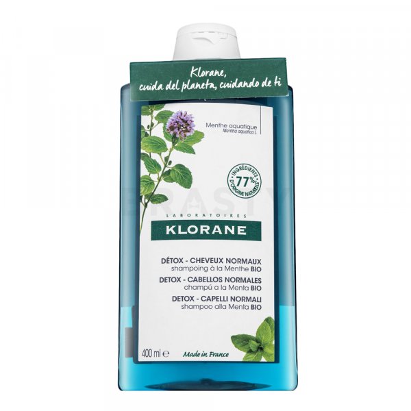 Klorane Anti-Pollution Detox Shampoo reinigende shampoo voor gestresst en overgevoelig haar 400 ml
