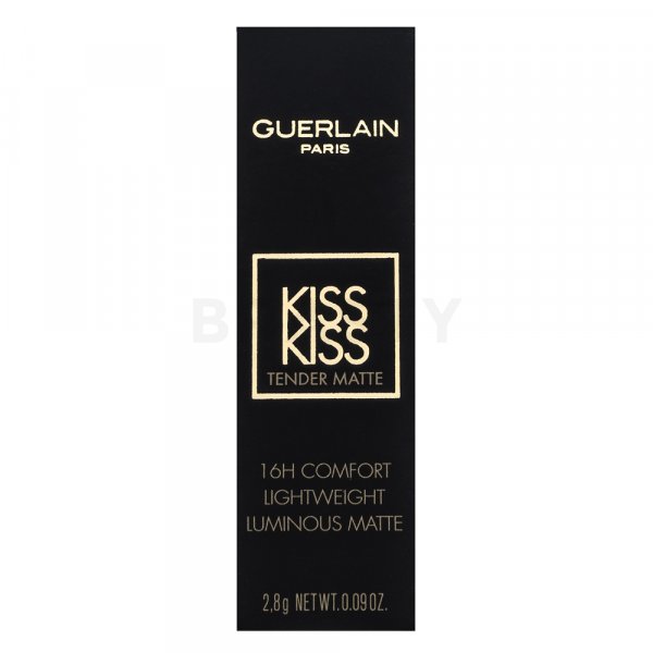 Guerlain KissKiss Tender Matte Lipstick червило с матиращо действие 910 Wanted Red 2,8 g