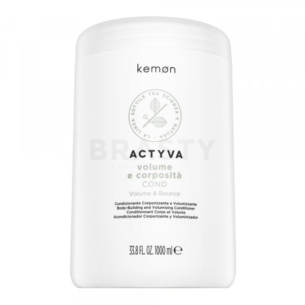 Kemon Actyva Volume E Corposita Conditioner Acondicionador de fortalecimiento Para el volumen del cabello 1000 ml