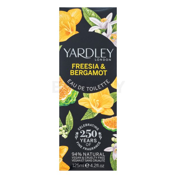 Yardley Freesia and Bergamot Eau de Toilette femei 125 ml