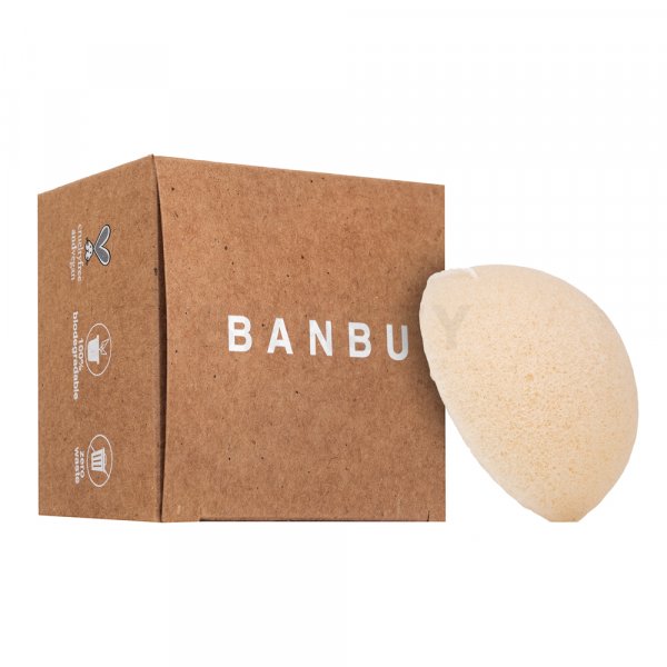 Banbu Natural Purifying Konjac Sponge нежна ексфолираща гъба за лице и тяло