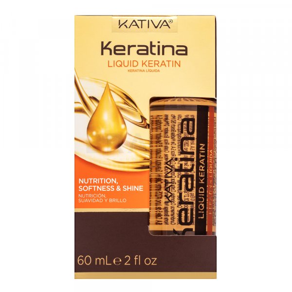 Kativa Keratina Liquid Keratin olej pro hebkost a lesk vlasů 60 ml