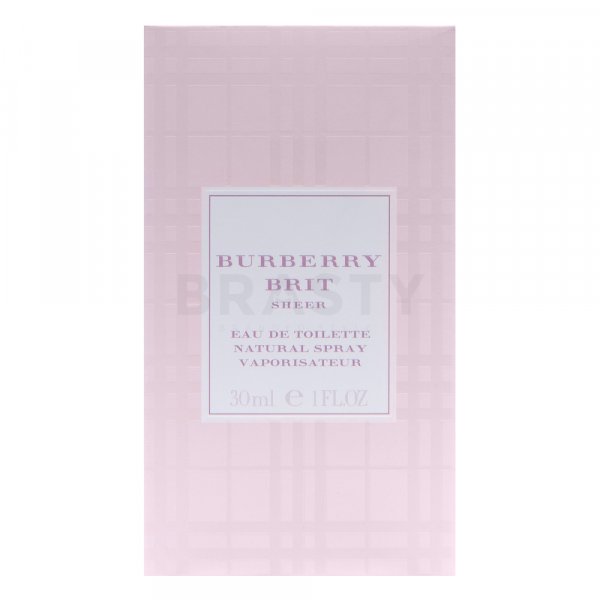 Burberry Brit Sheer Eau de Toilette for women 30 ml