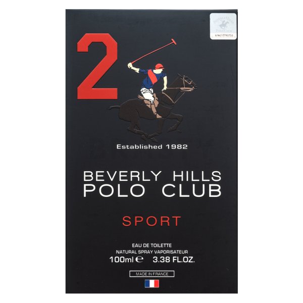 Beverly Hills Polo Club 2 Sport Eau de Toilette für Herren 100 ml