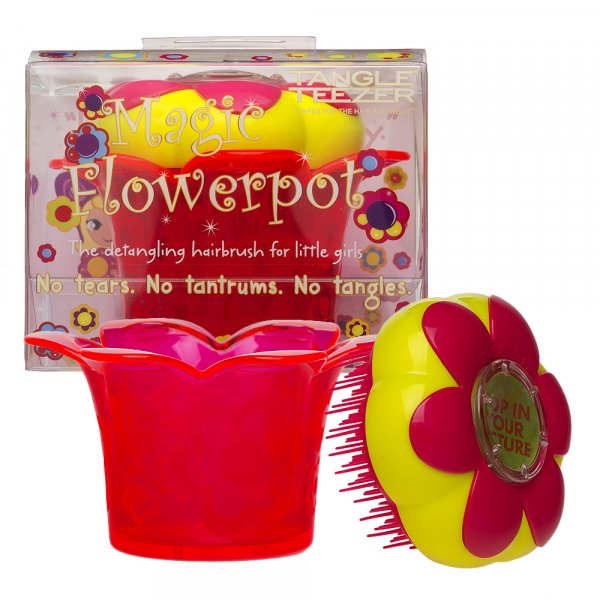 Tangle Teezer Magic Flowerpot perie de păr pentru copii Princess Pink