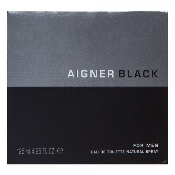 Aigner Black for Man toaletní voda pro muže 125 ml