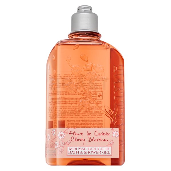 L'Occitane Cherry Blossom Bath & Shower Gel tusfürdő gél hidratáló hatású 250 ml