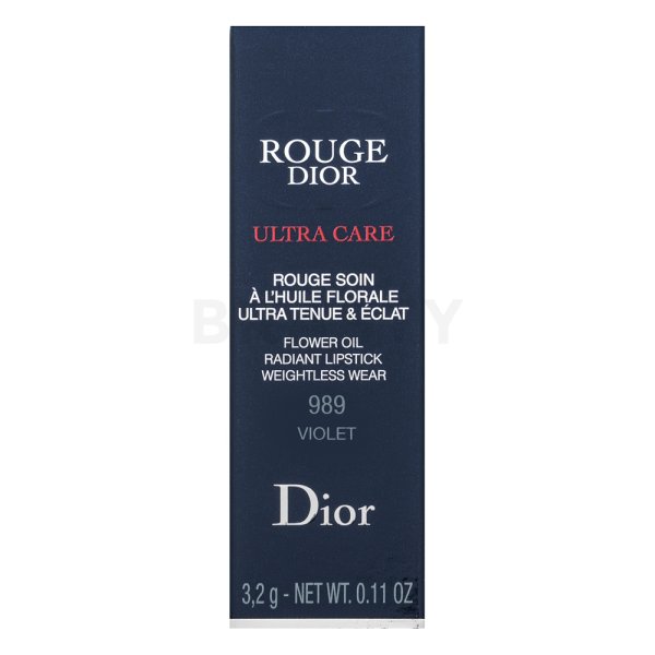 Dior (Christian Dior) Ultra Rouge rtěnka s hydratačním účinkem 989 Violet 3,2 g