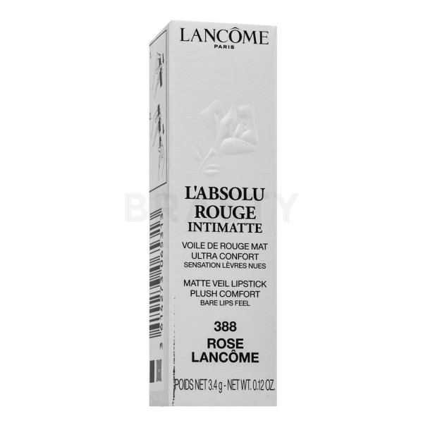 Lancôme L'ABSOLU ROUGE Intimatte 388 Rose Lancôme червило с матиращо действие 3,4 g