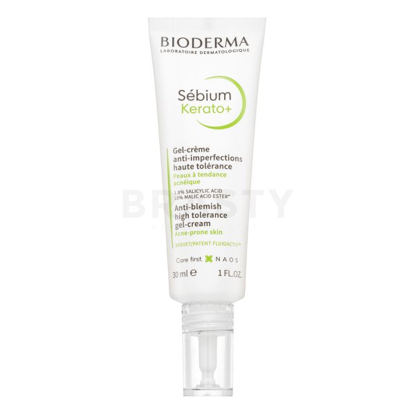 Bioderma Sébium gélový krém Kerato+ Anti-Blemish High Tolerance Gel-Cream 30 ml