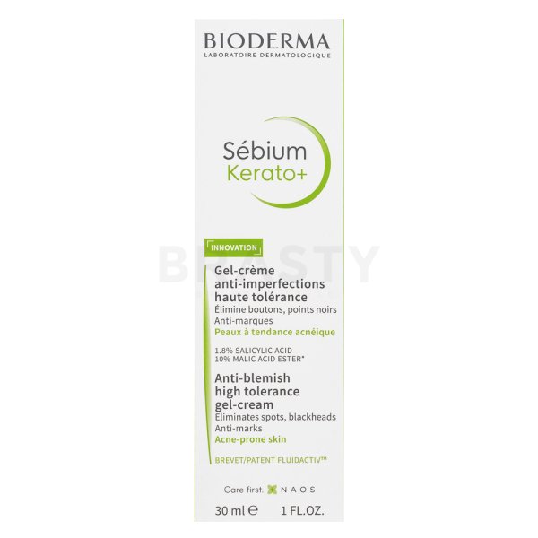 Bioderma Sébium żelowy krem Kerato+ Anti-Blemish High Tolerance Gel-Cream 30 ml