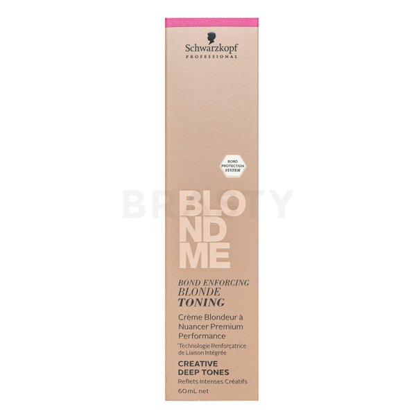 Schwarzkopf Professional BlondMe Bond Enforcing Blonde Lifting tonizáló színes krém minden hajtípusra Deep Chestnut 60 ml