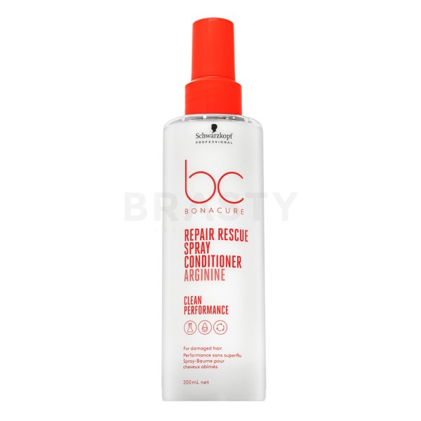 Schwarzkopf Professional BC Bonacure Repair Rescue Spray Conditioner Arginine Acondicionador sin enjuague Para cabello muy dañado 200 ml