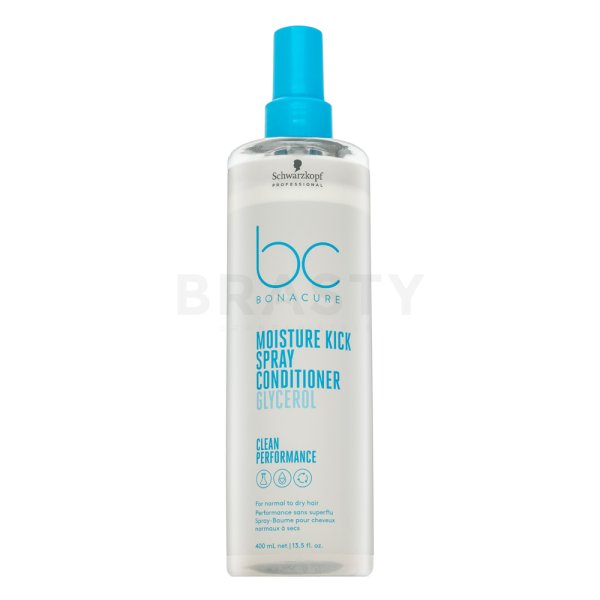 Schwarzkopf Professional BC Bonacure Moisture Kick Spray Conditioner Glycerol öblítés nélküli kondicionáló hidratáló hatású 400 ml